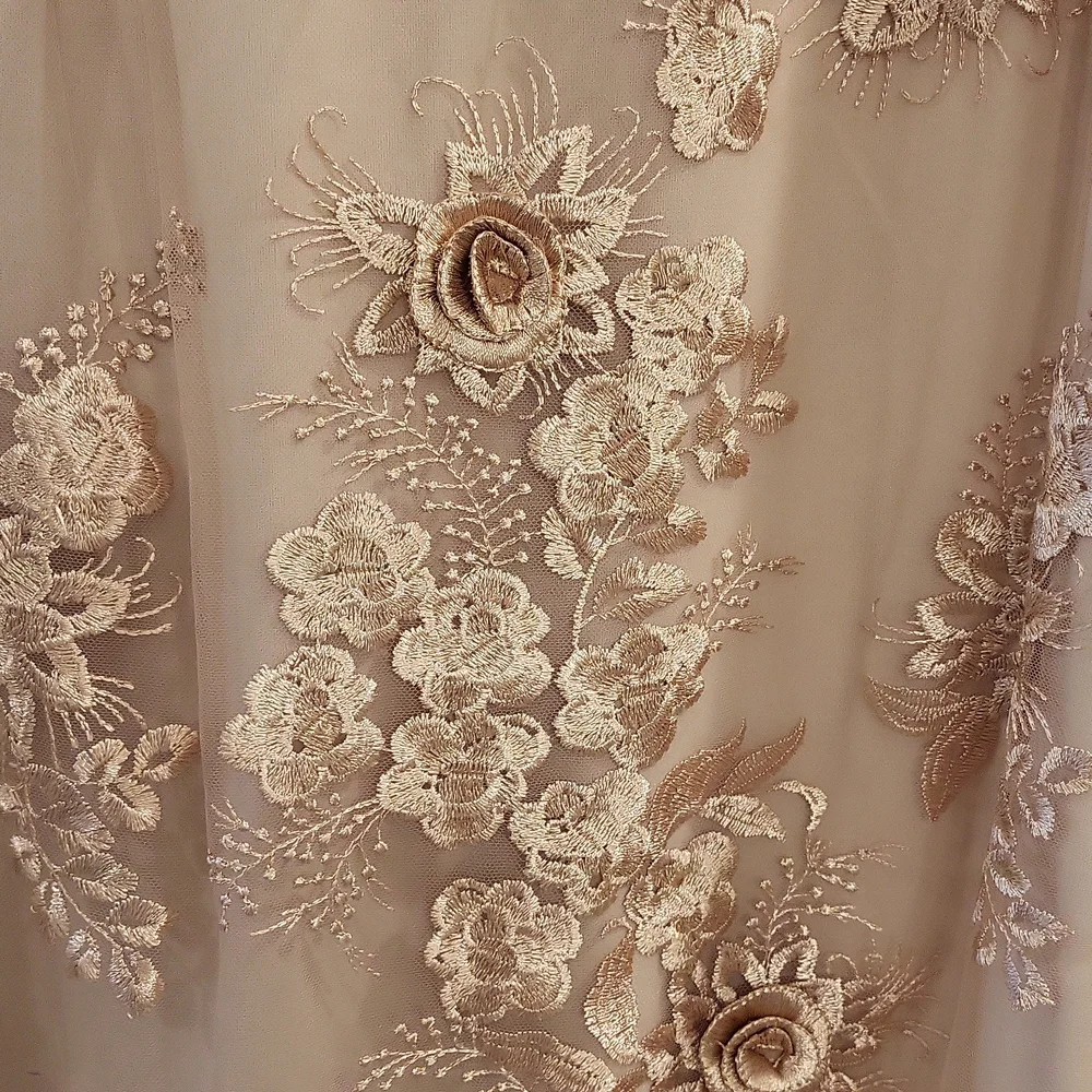 NWT Donna Ricco gold dress. Size 4 - Picture 2 of 4